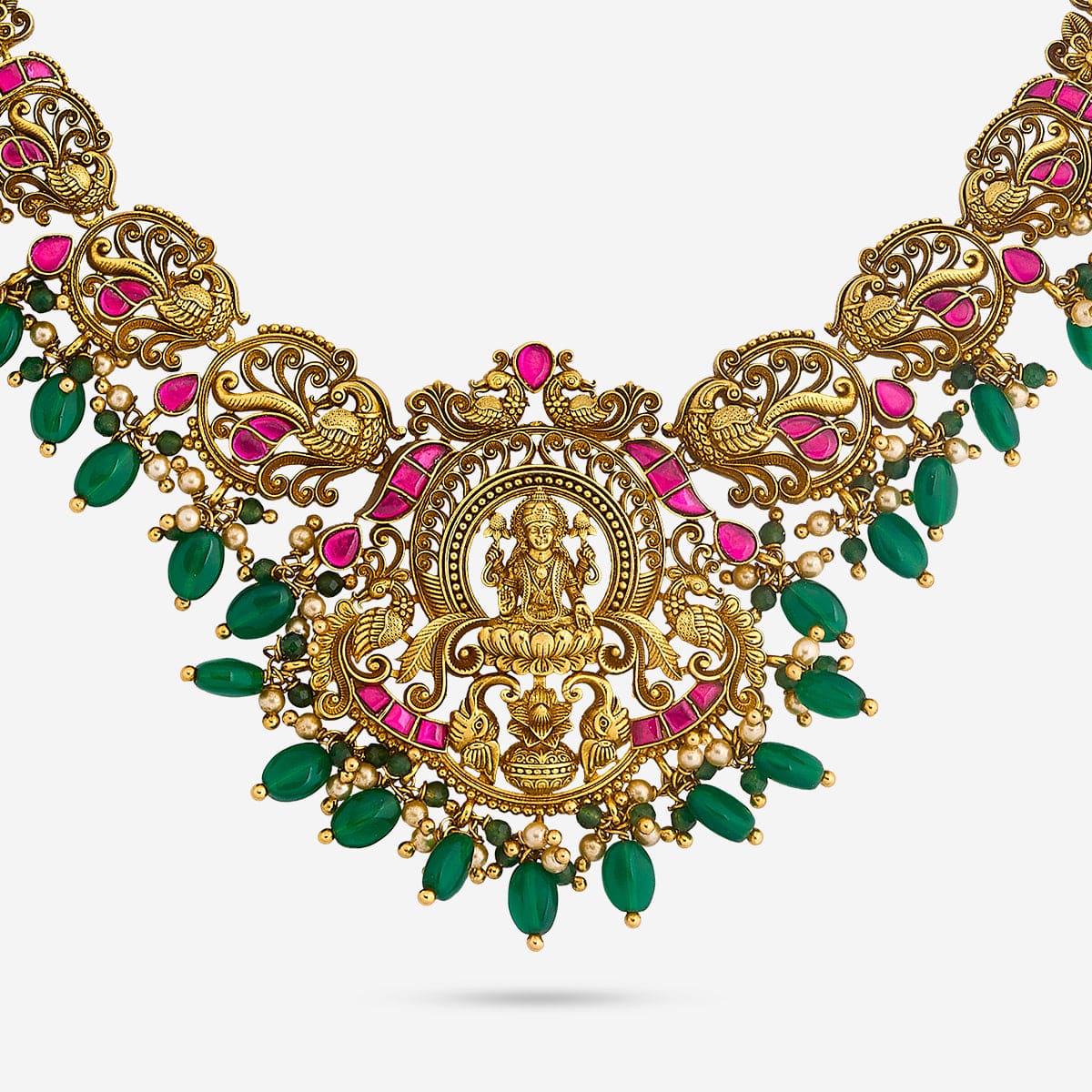 Silver Temple Necklace 191015 - Image 4