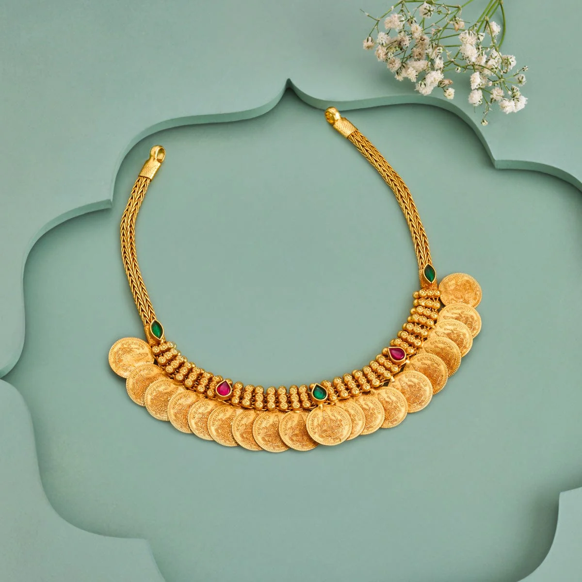 Silver Temple Necklace 191104 - Image 2