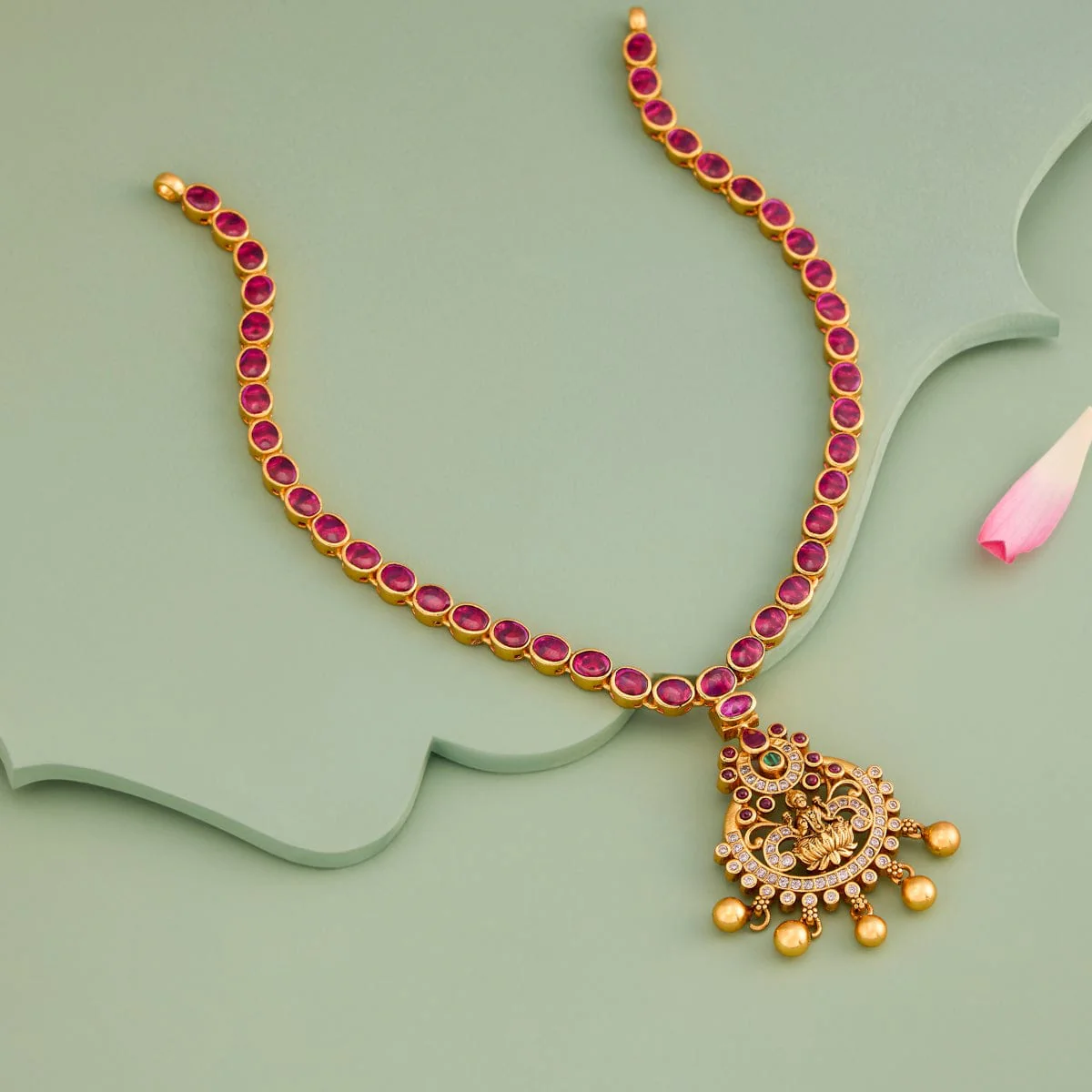 Silver Temple Necklace 191826 - Image 2