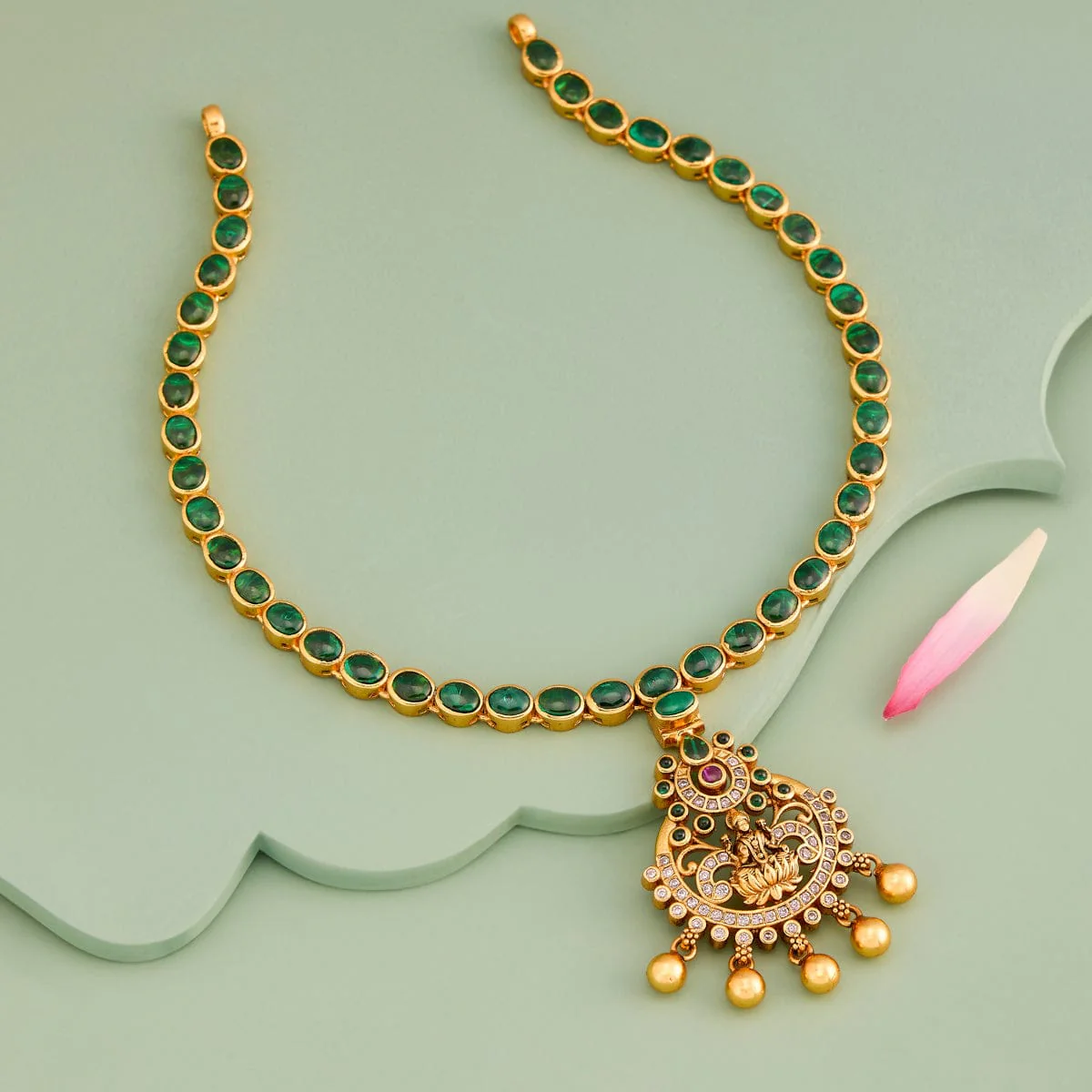Silver Temple Necklace 191826 - Image 6