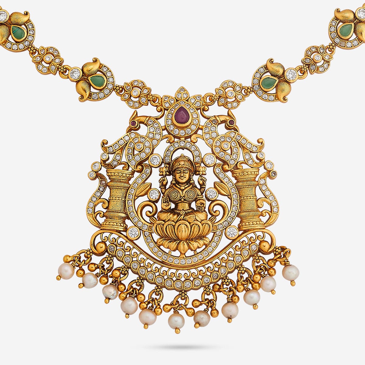 Silver Temple Necklace 191901 - Image 5