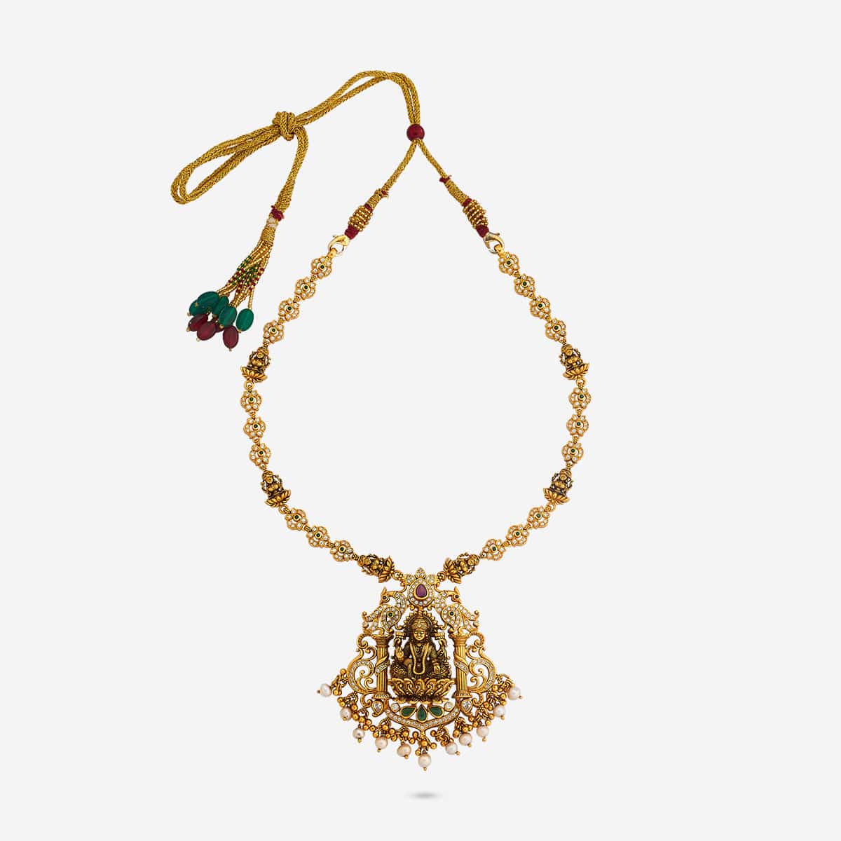Silver Temple Necklace 191902 - Image 4