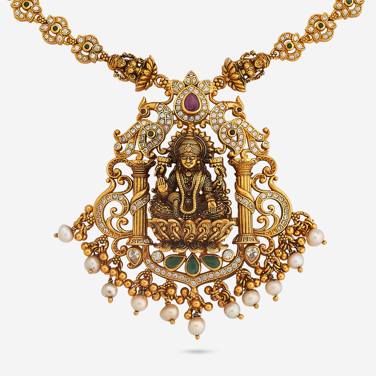 Silver Temple Necklace 191902 - Image 5