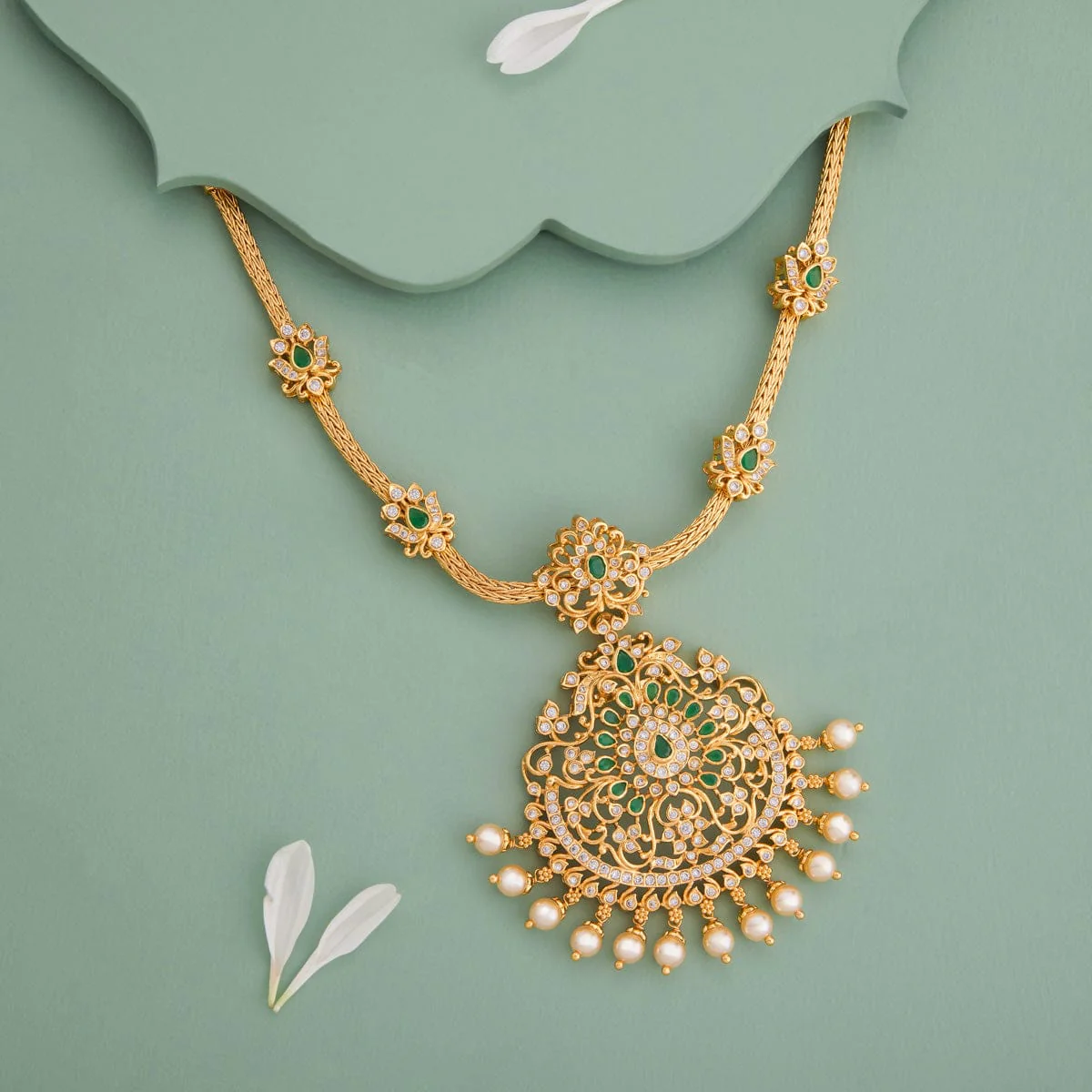 Silver Temple Necklace 193278 - Image 2