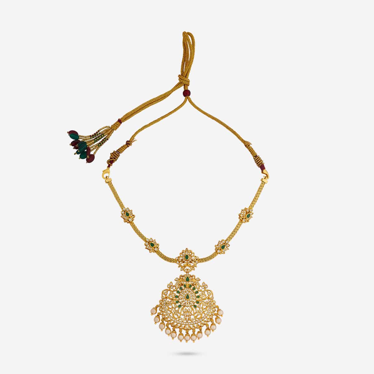 Silver Temple Necklace 193278 - Image 4
