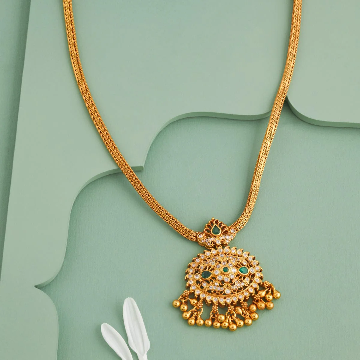 Silver Temple Necklace 193297 - Image 2