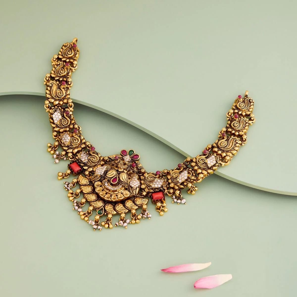 Silver Temple Necklace 193298 - Image 2
