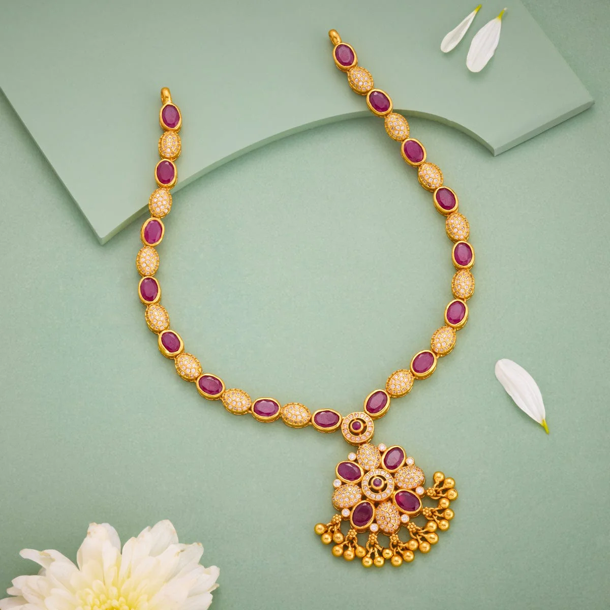 Silver Temple Necklace 193854 - Image 2