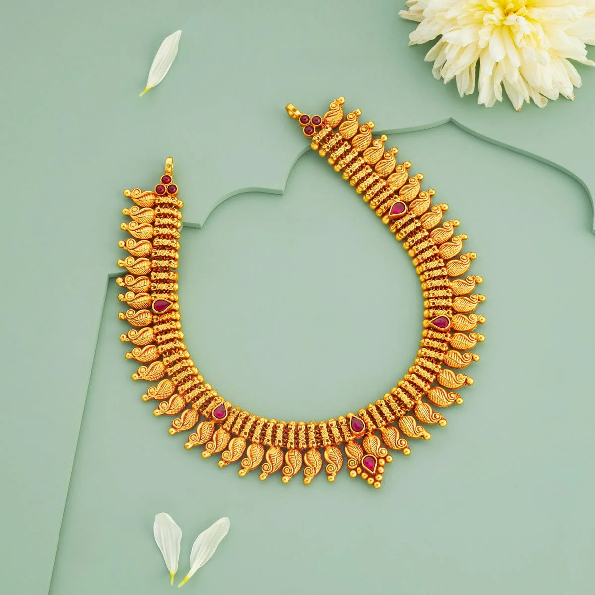 Silver Temple Necklace 197072 - Image 2