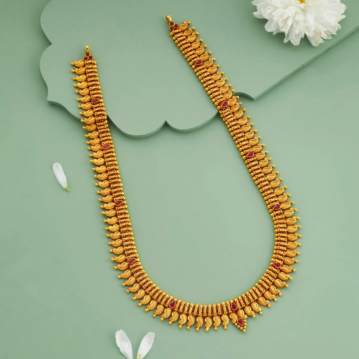 Silver Temple Necklace 197085 - Image 2