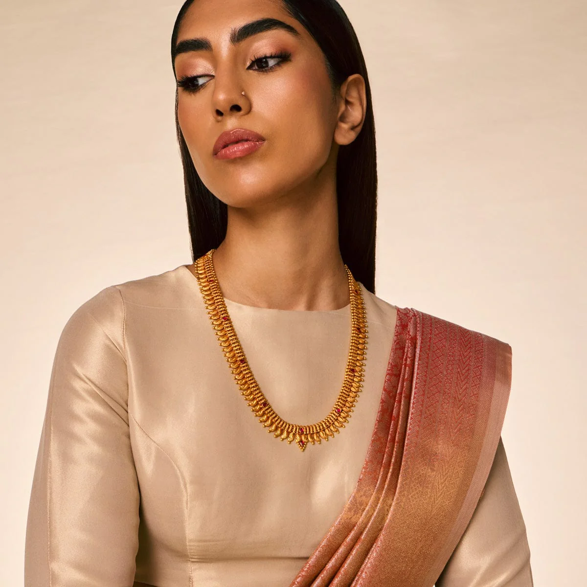 Silver Temple Necklace 197085 - Image 3