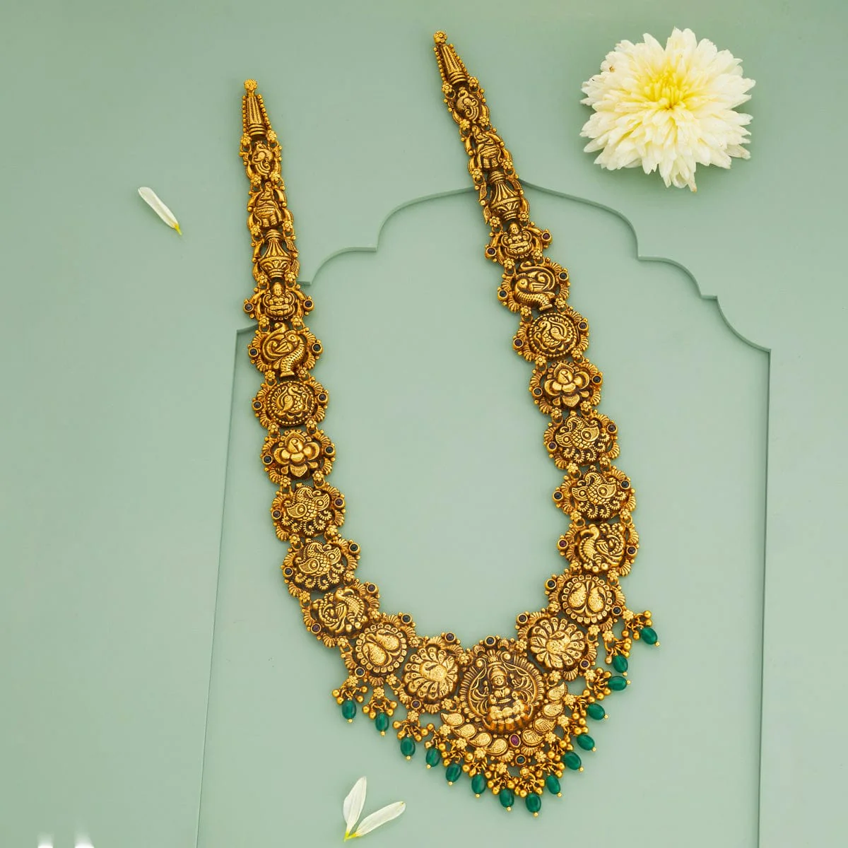 Silver Temple Necklace 197088 - Image 2