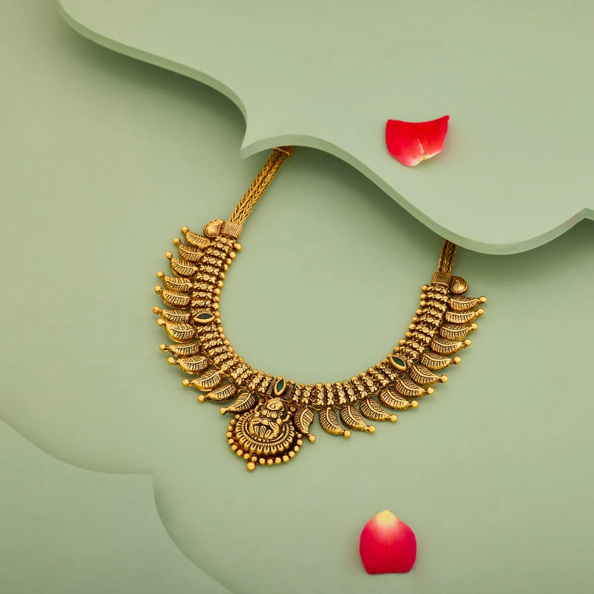 Silver Temple Necklace 198608 - Image 2