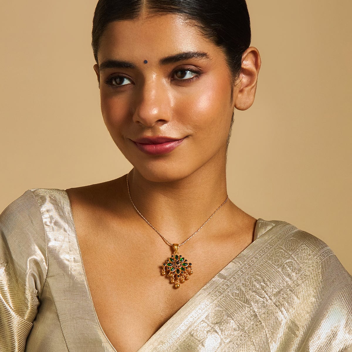 Reversible Silver Temple Pendant 164599 - Image 2