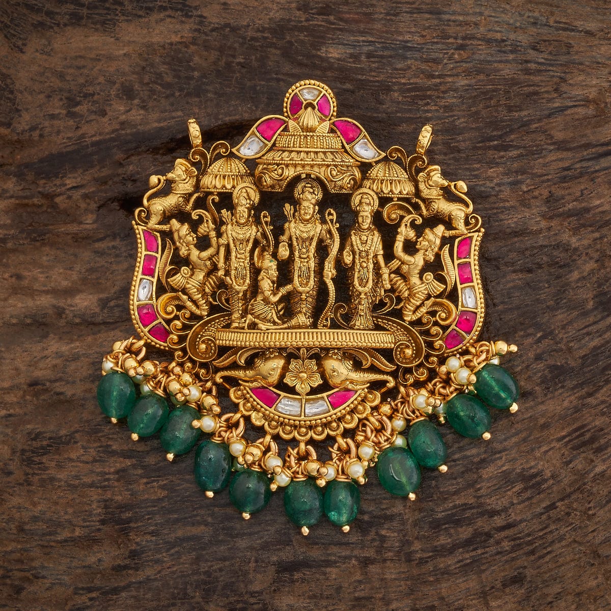 Silver Temple Pendant 177136 - Image 4