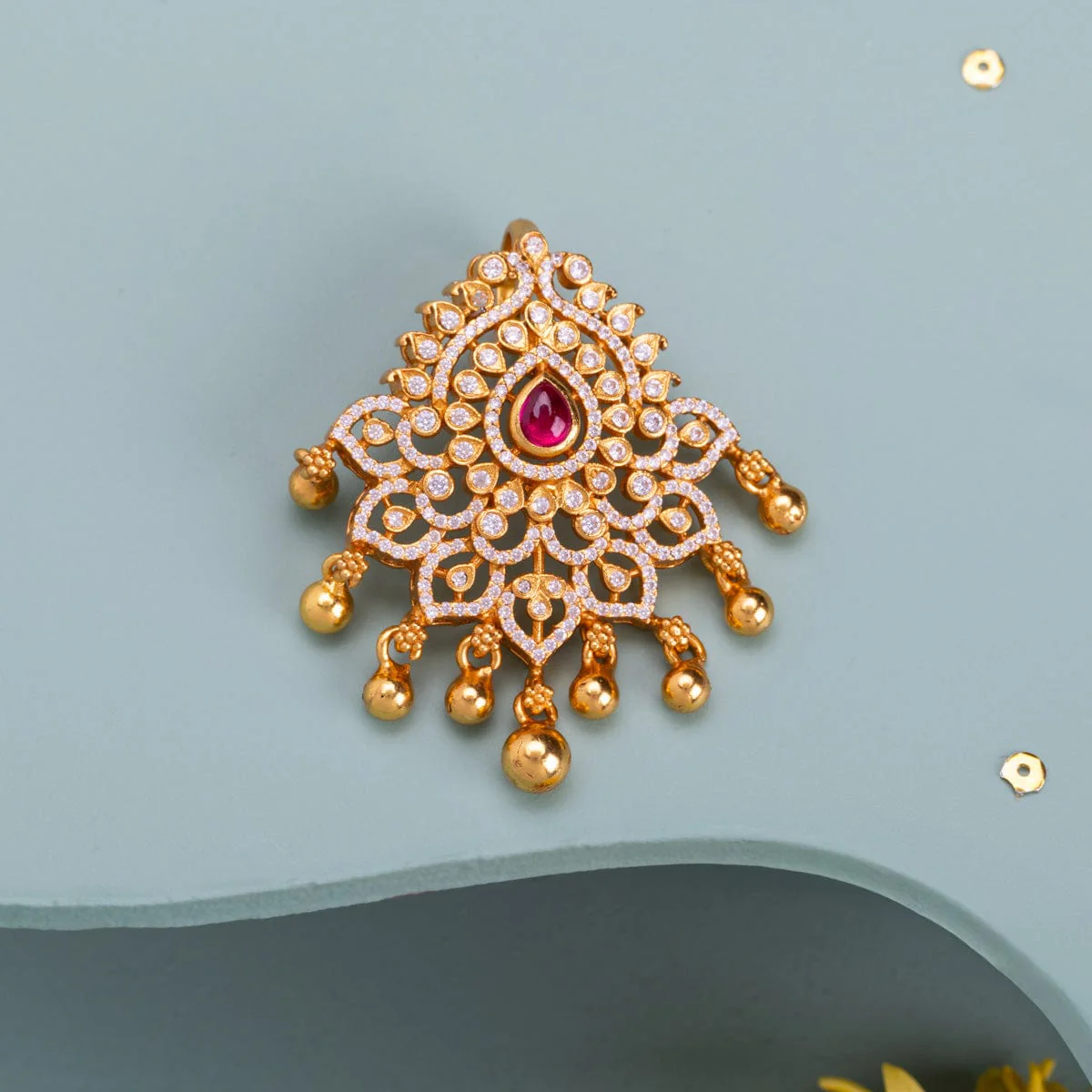 Silver Temple Pendant 186493 - Image 2