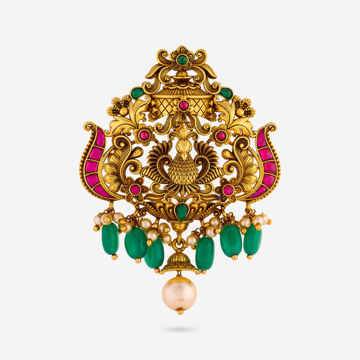 Silver Temple Pendant 190496