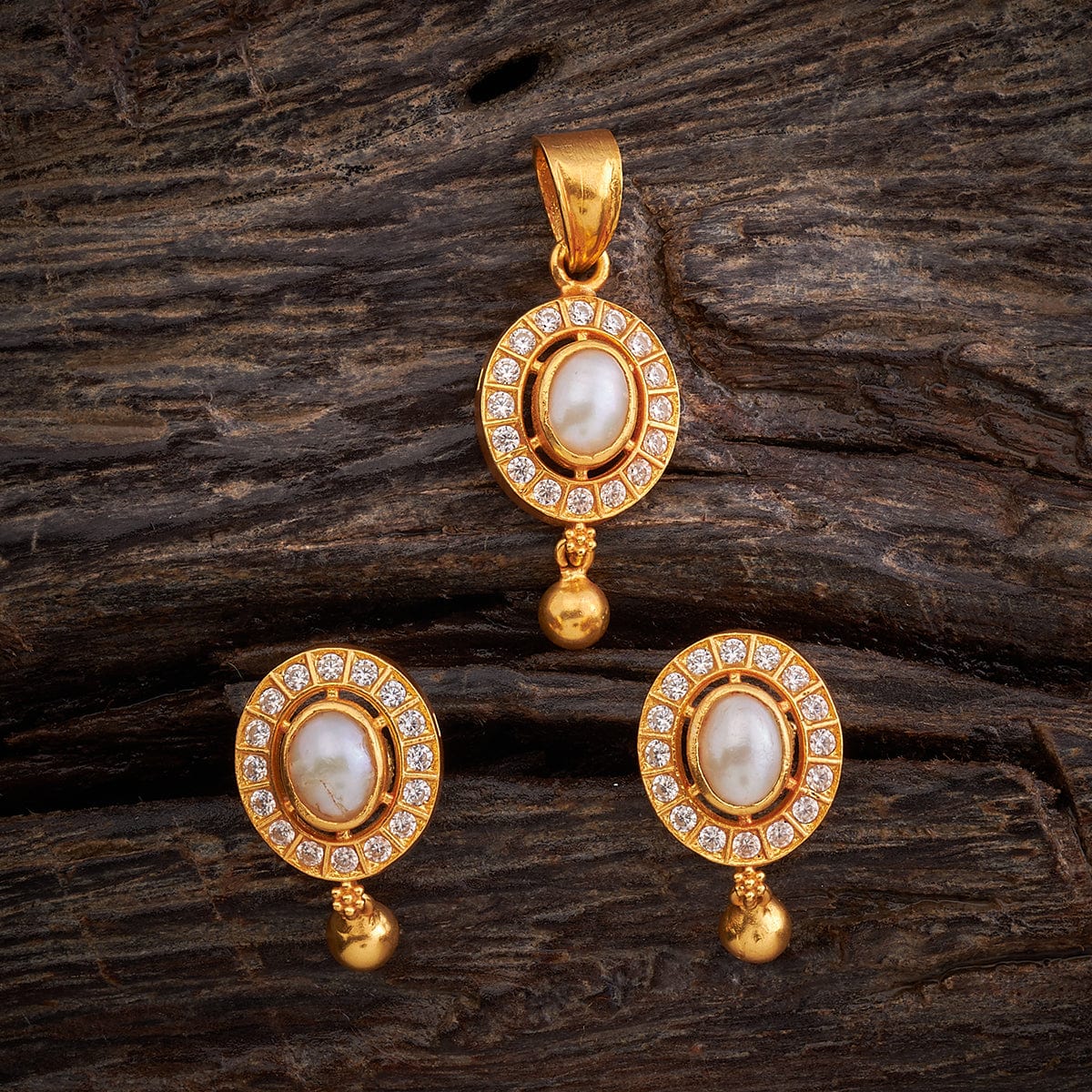 Silver Temple Pendant Earring 146970 - Image 6