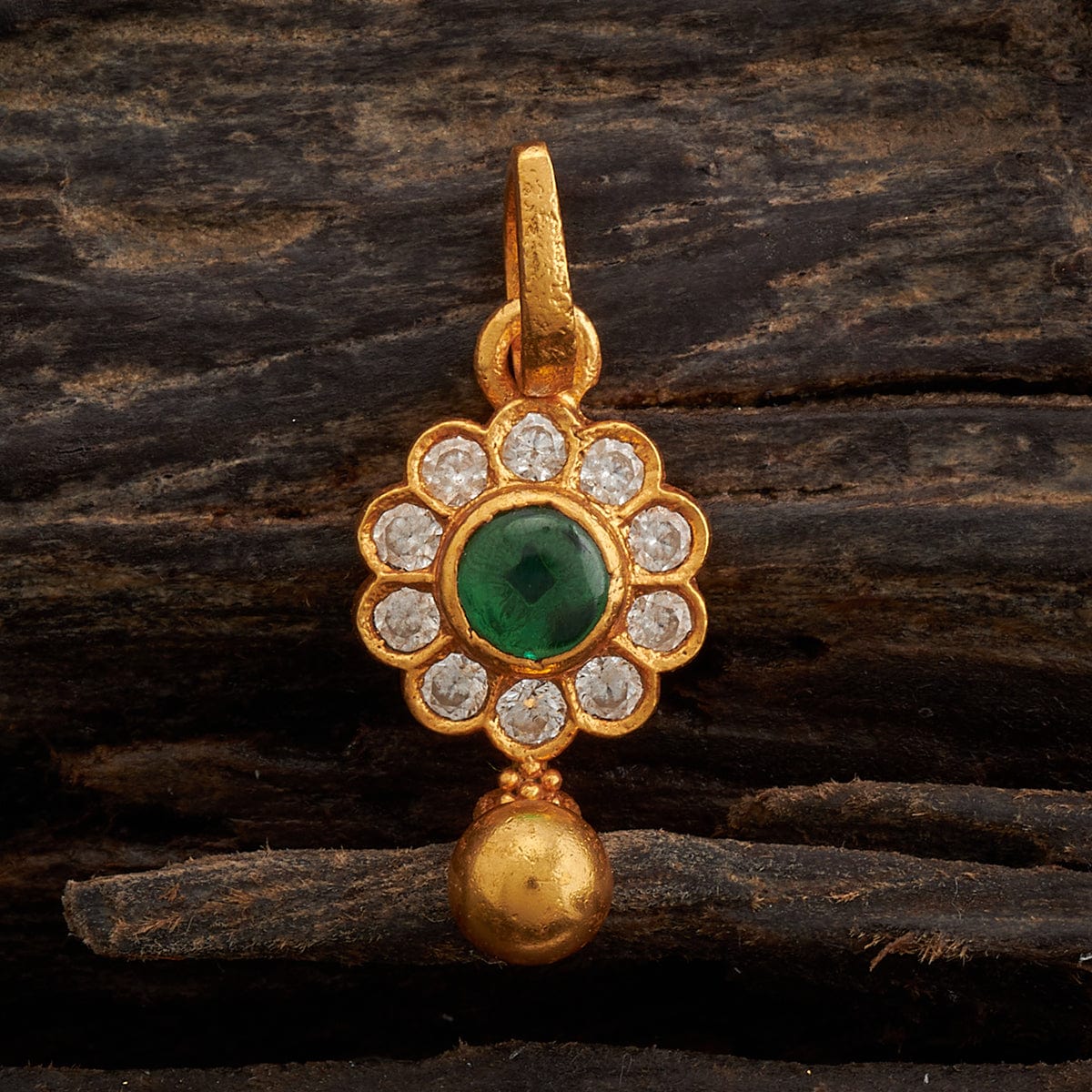 Silver Temple Pendant Earring 161850 - Image 3