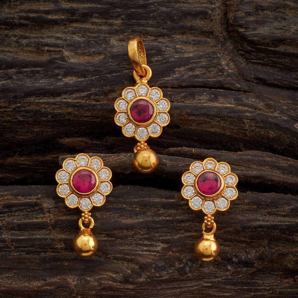 Silver Temple Pendant Earring 161850 - Image 6