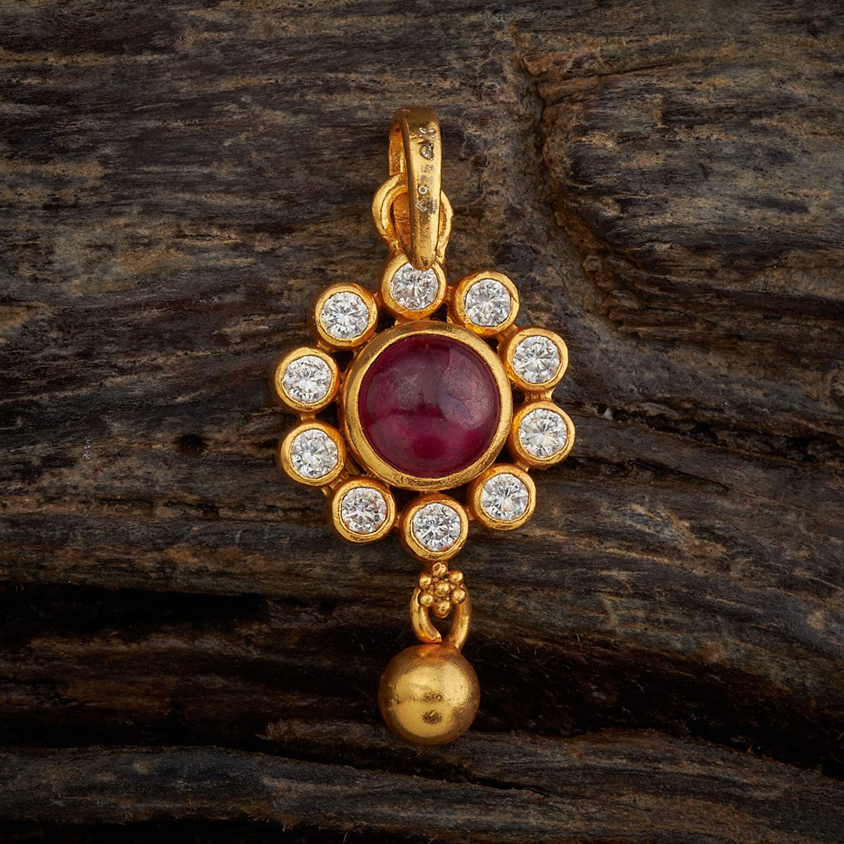 Silver Temple Pendant Earring 164253 - Image 3