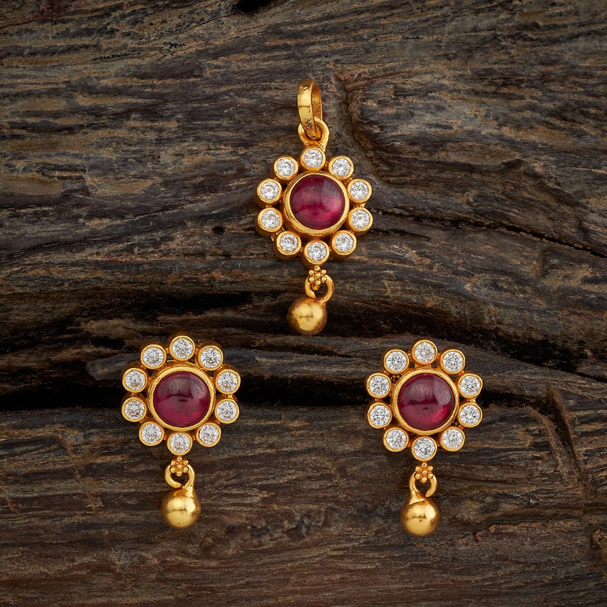 Silver Temple Pendant Earring 164253 - Image 6