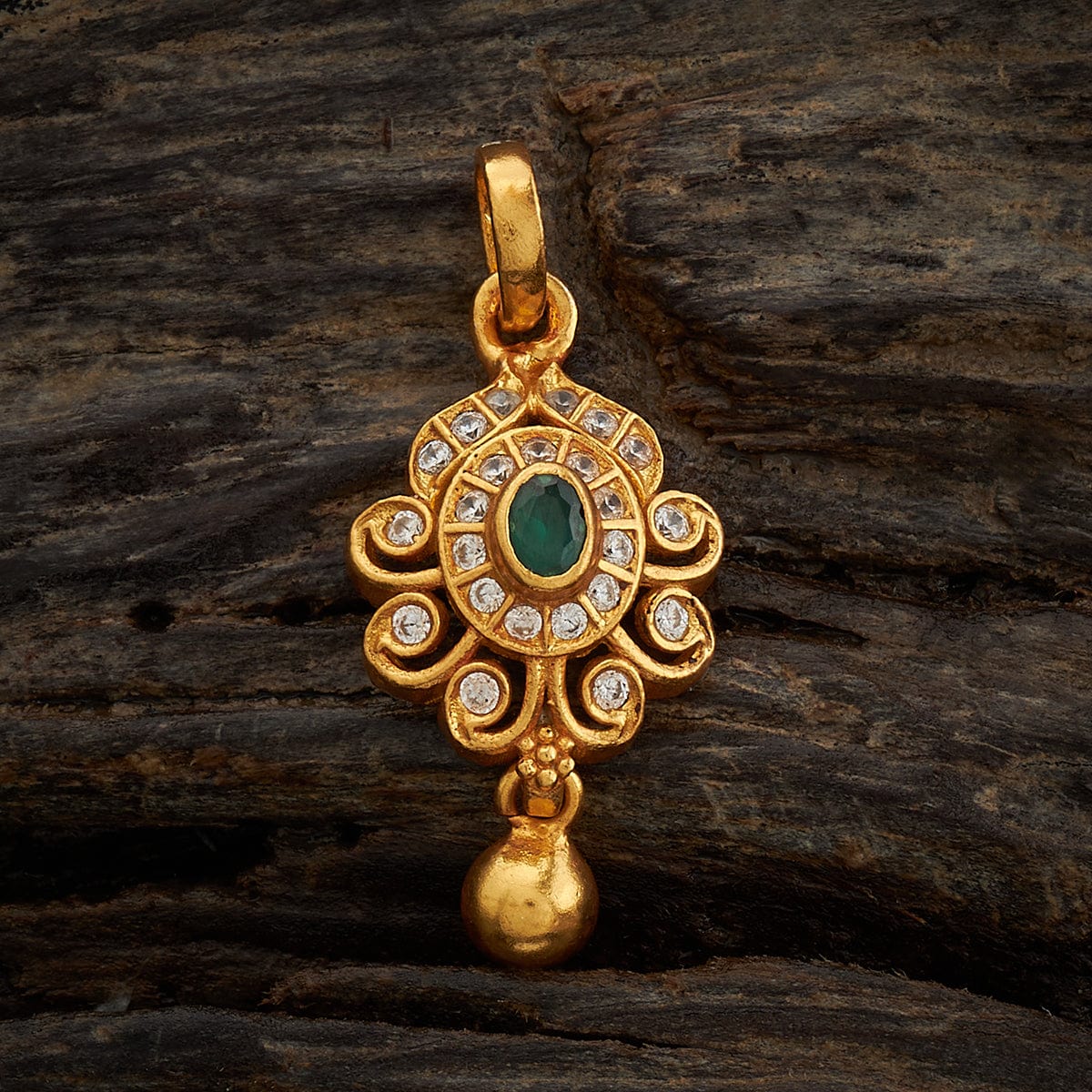 Silver Temple Pendant Earring 170616 - Image 2