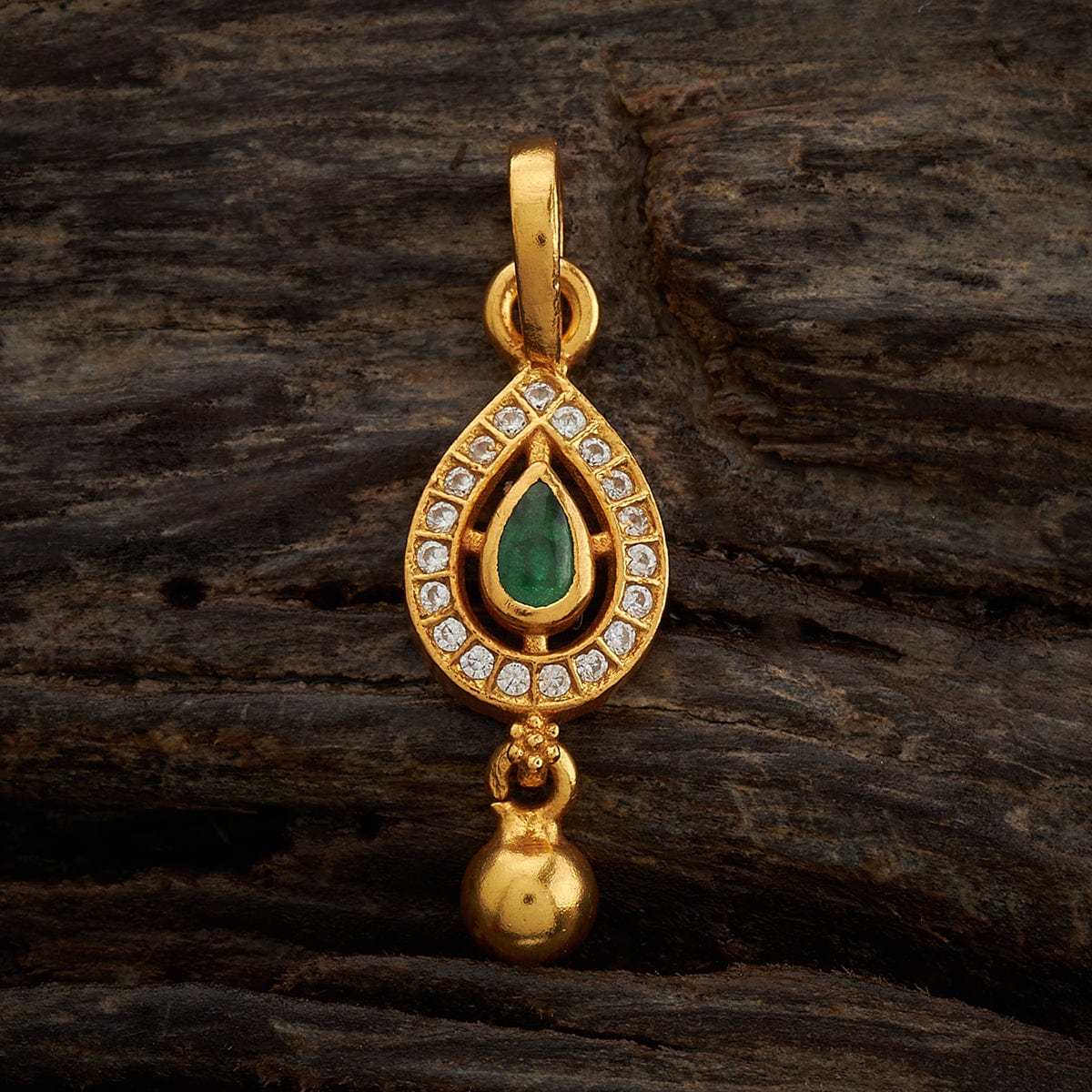 Silver Temple Pendant Earring 170617 - Image 2