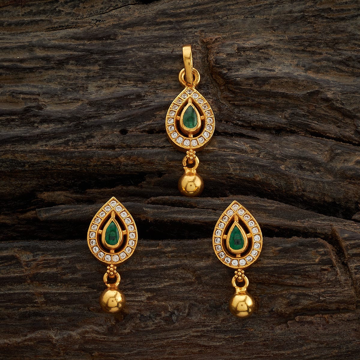 Silver Temple Pendant Earring 170617 - Image 5