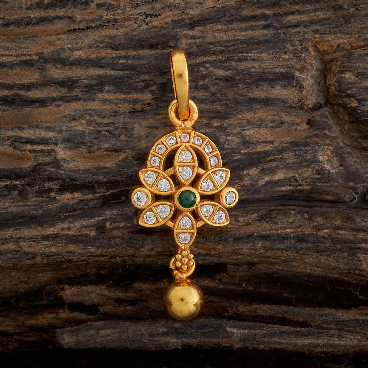 Silver Temple Pendant Earring 173390 - Image 3