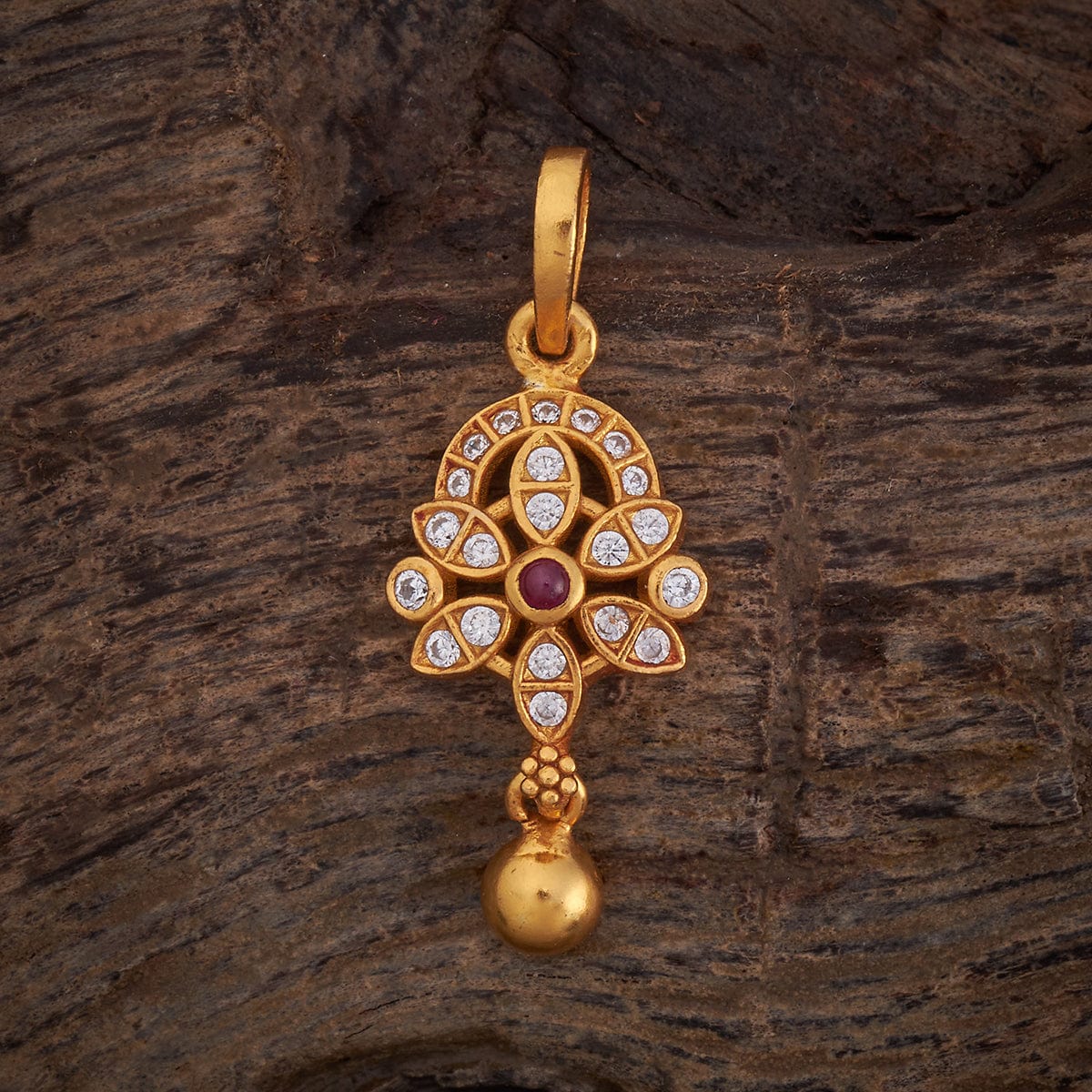 Silver Temple Pendant Earring 173390 - Image 5