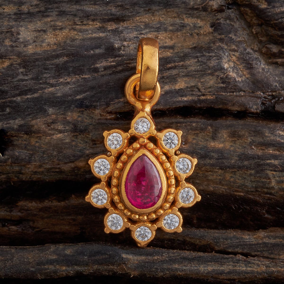 Silver Temple Pendant Earring 173391 - Image 3