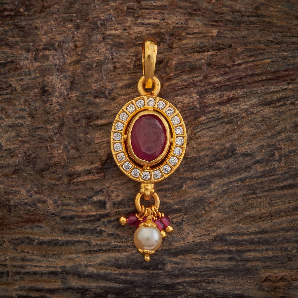 Silver Temple Pendant Earring 173486 - Image 3
