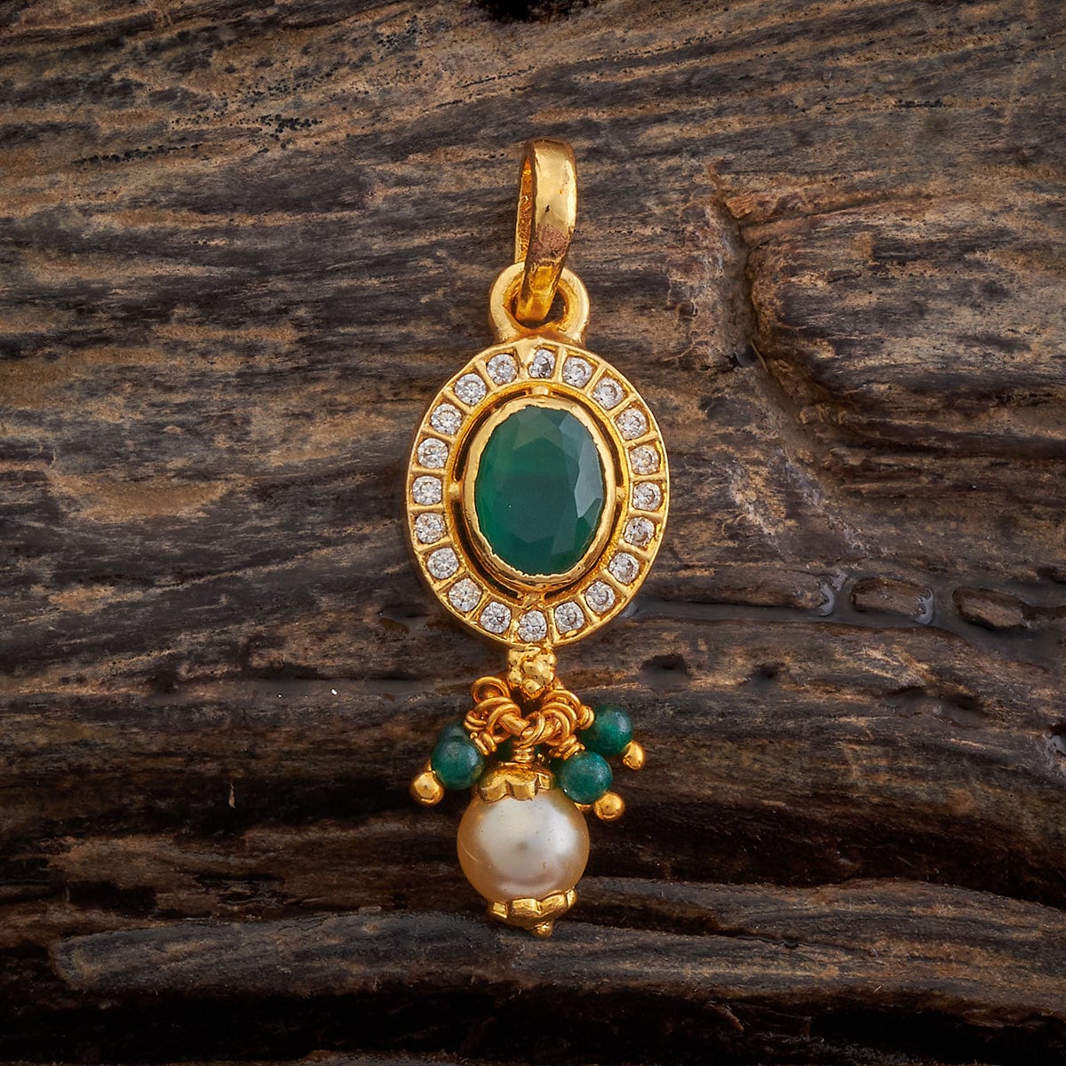Silver Temple Pendant Earring 173486 - Image 6