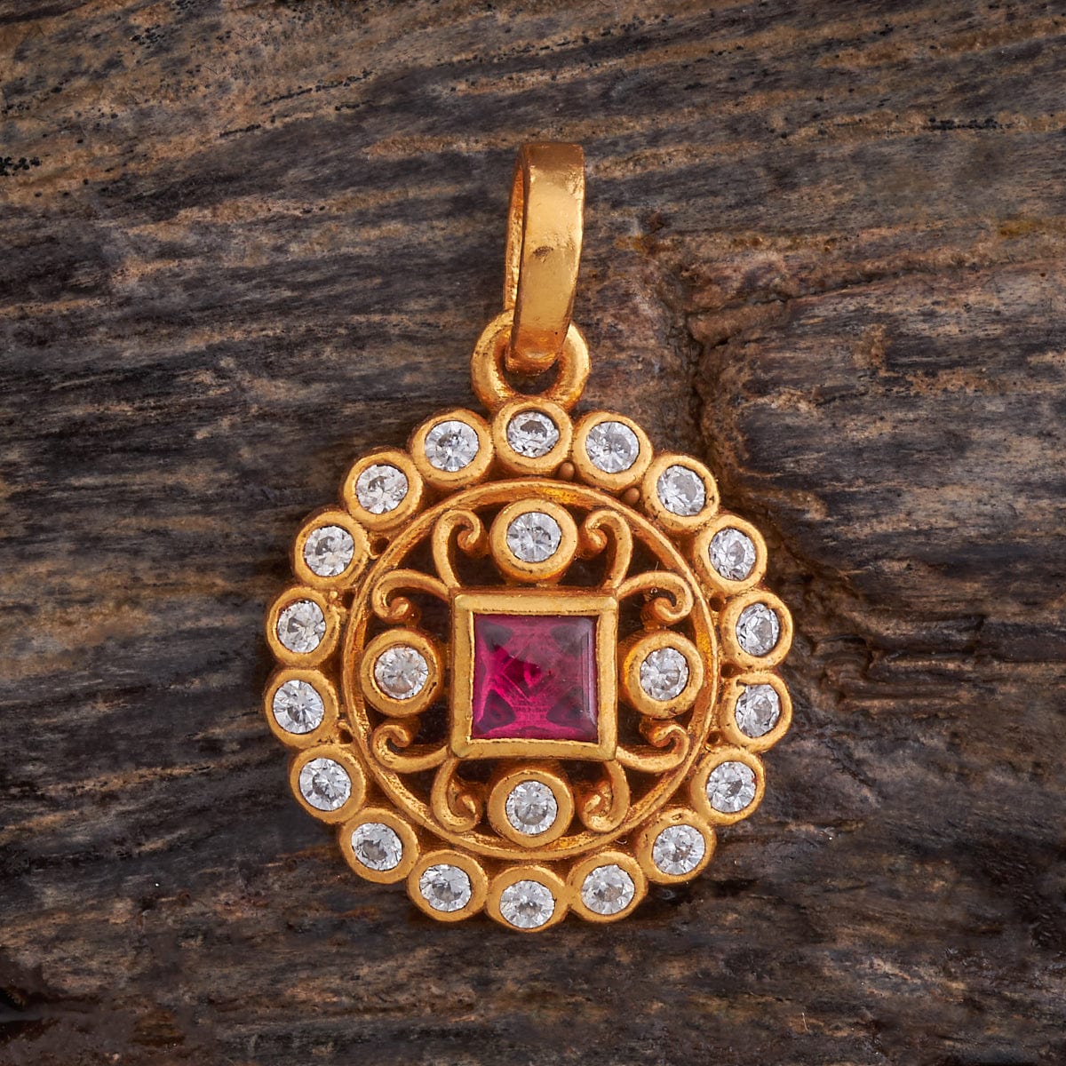 Silver Temple Pendant Earring 178099 - Image 5