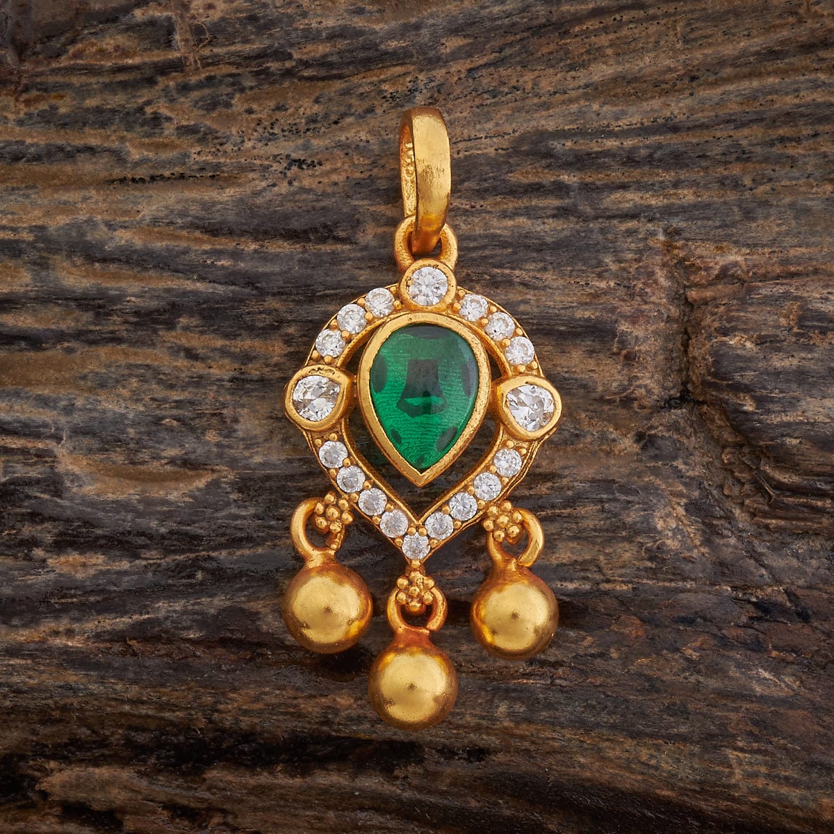 Silver Temple Pendant Earring 178123 - Image 3