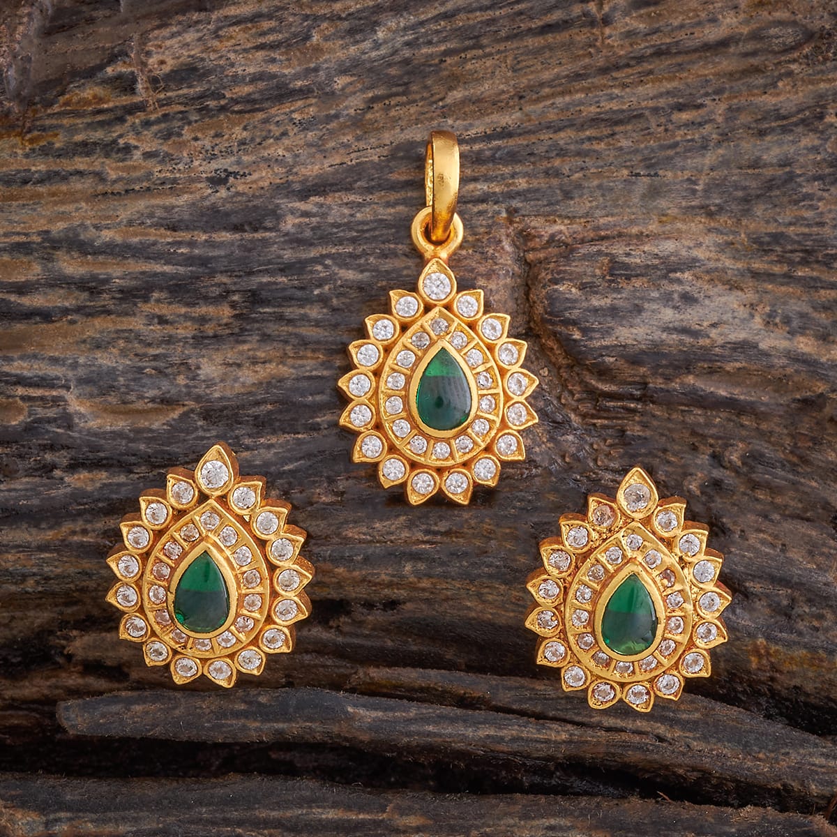 Silver Temple Pendant Earring 178133 - Image 5
