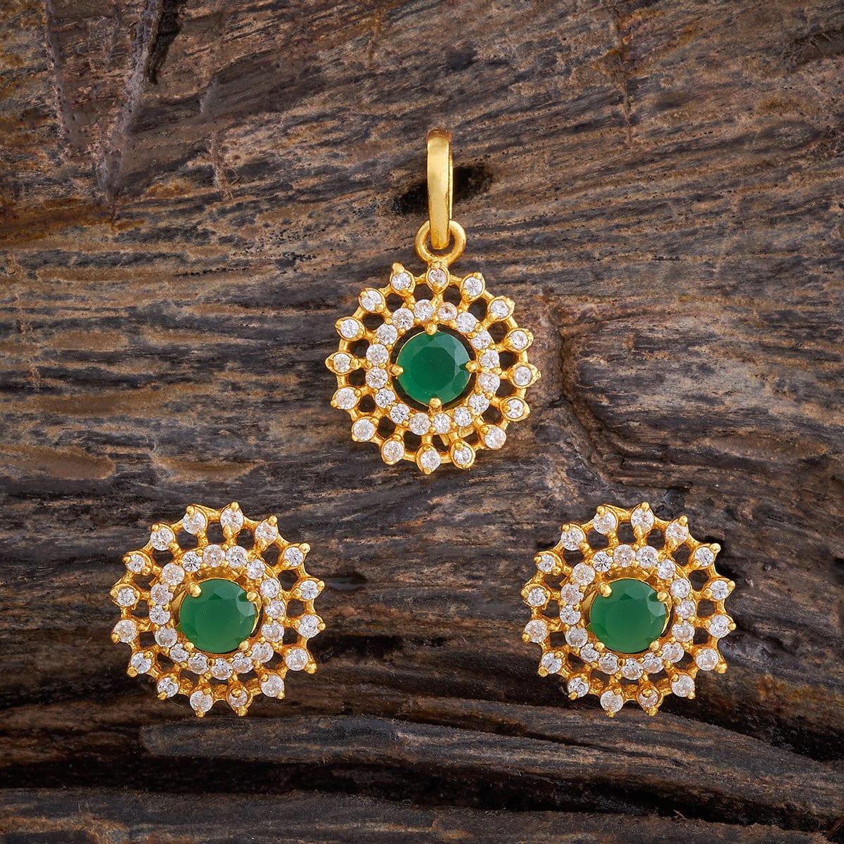 Silver Temple Pendant Earring 178550 - Image 6