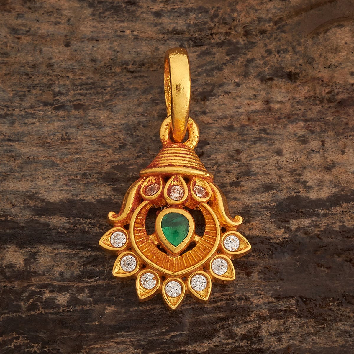 Silver Temple Pendant Earring 185406 - Image 5