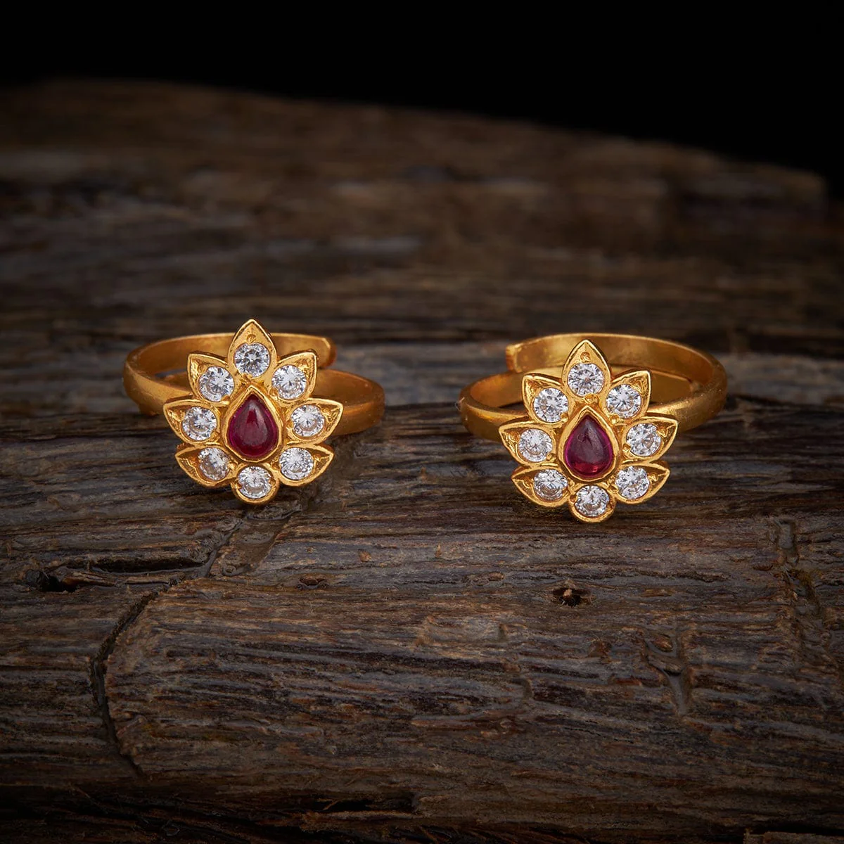 Silver Temple Toe Ring 150455 - Image 2