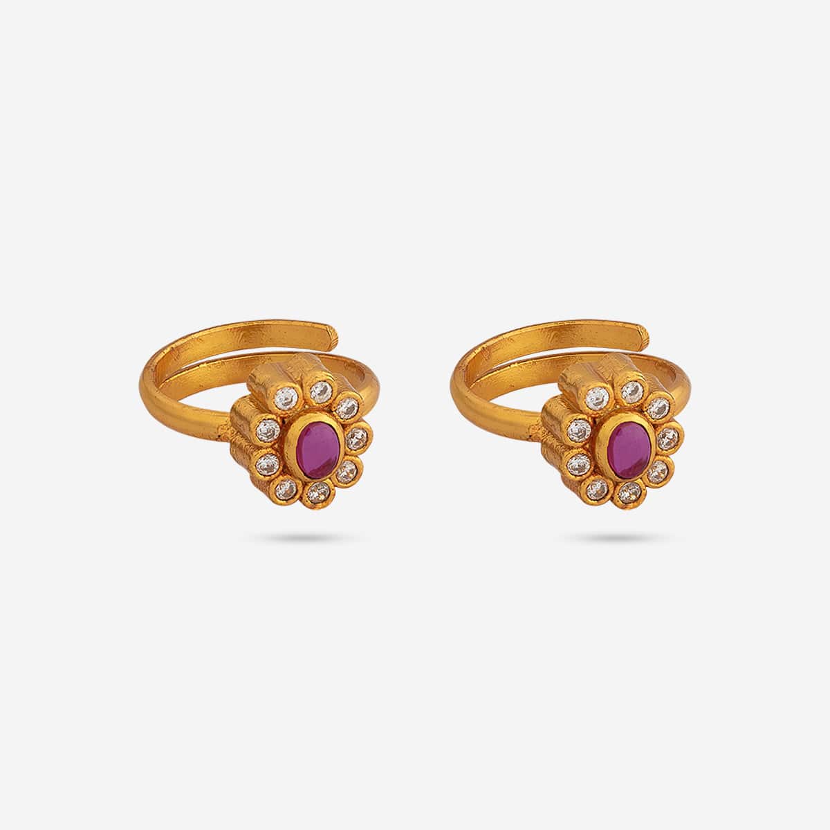 Silver Temple Toe Ring 181795 - Image 6