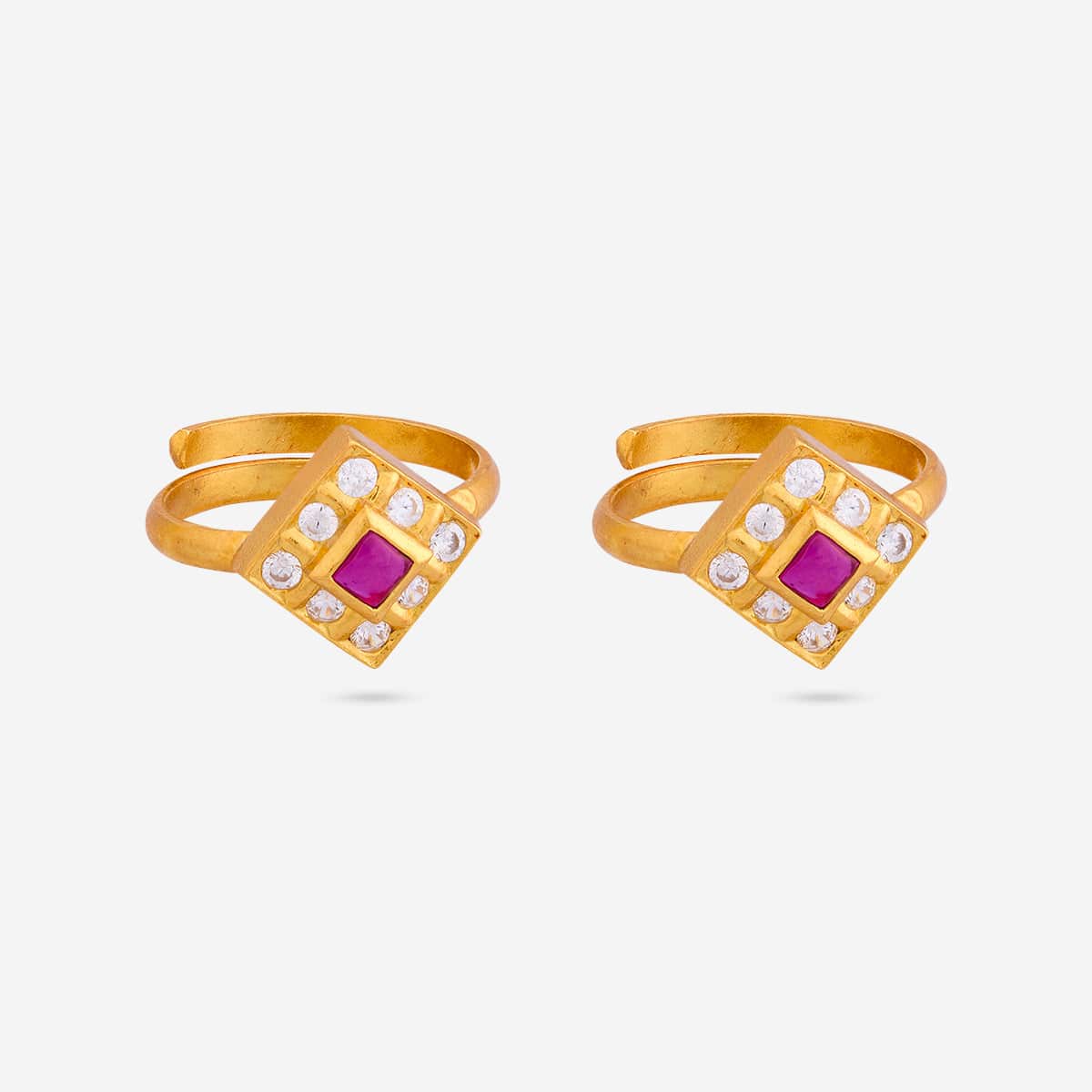 Silver Temple Toe Ring 181797 - Image 4