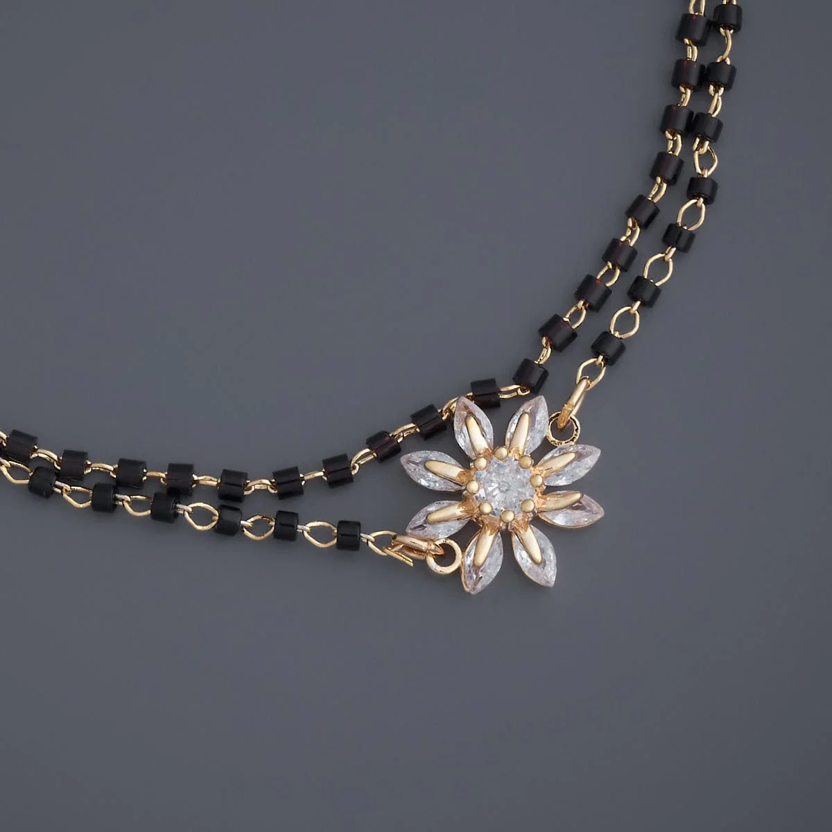 Trendy Mangalsutra Bracelet 184086 - Image 3