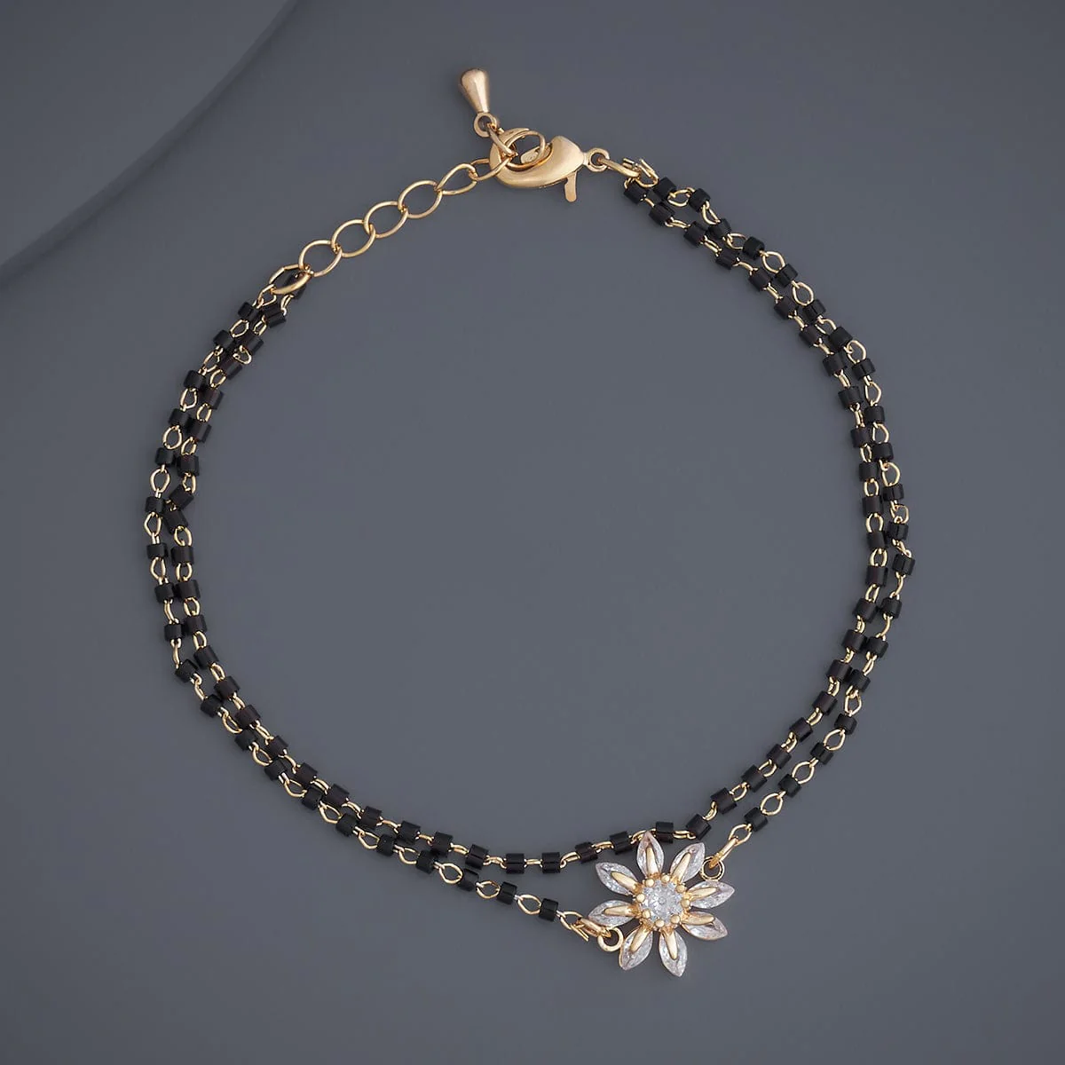 Trendy Mangalsutra Bracelet 184086 - Image 4
