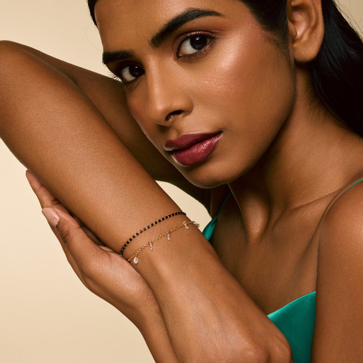 Trendy Mangalsutra Bracelet 196376 - Image 2