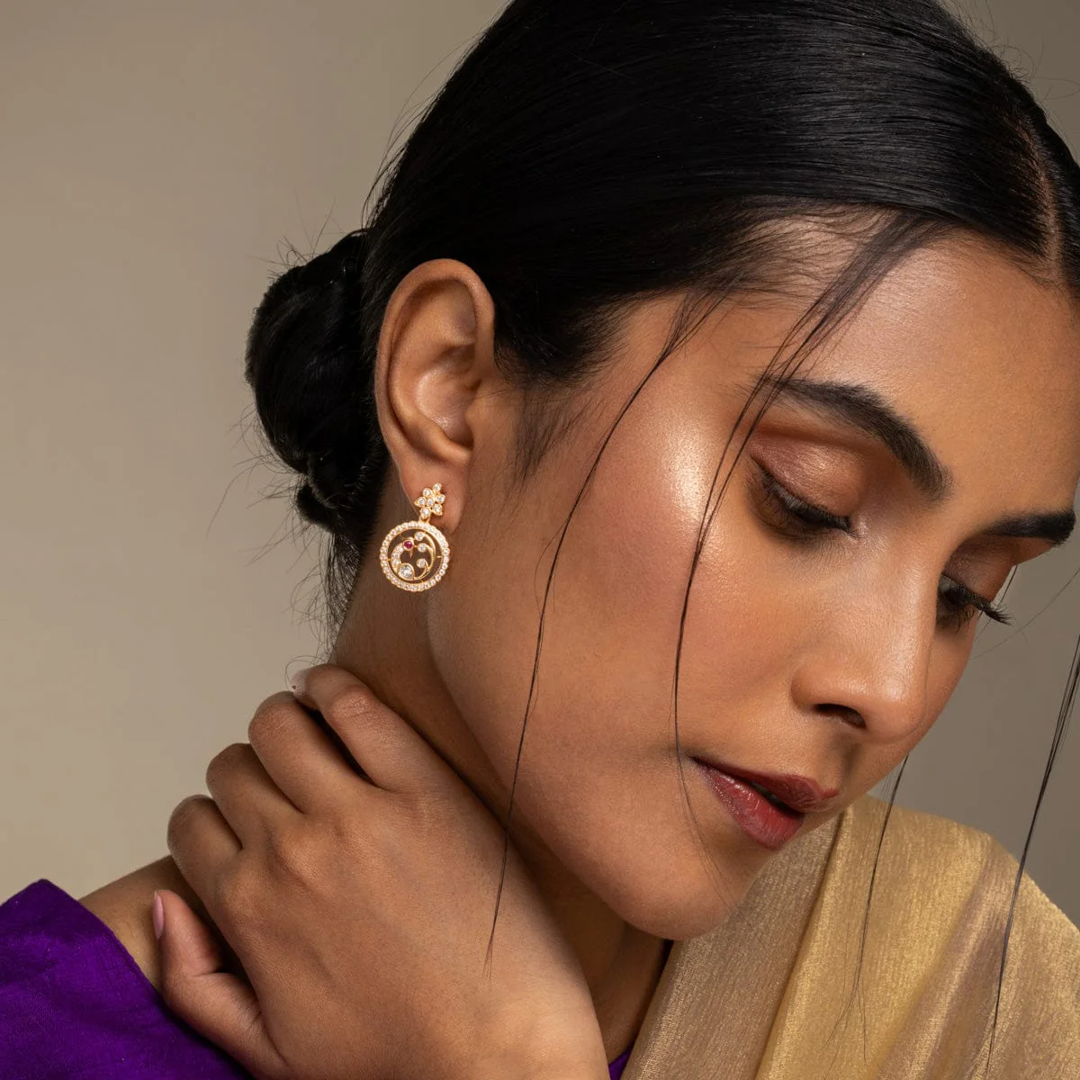 Zircon Earring 191063 - Image 3