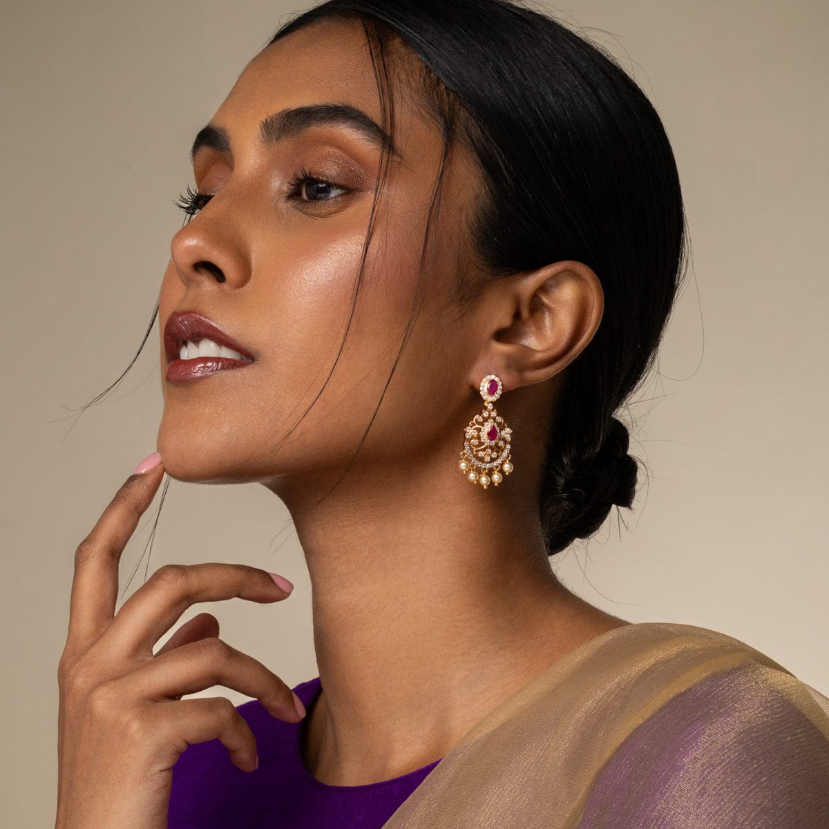 Zircon Earring 192325 - Image 3