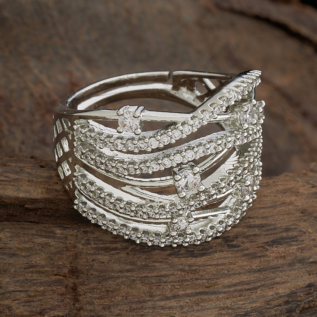 Zircon Finger Ring 163971 - Image 2