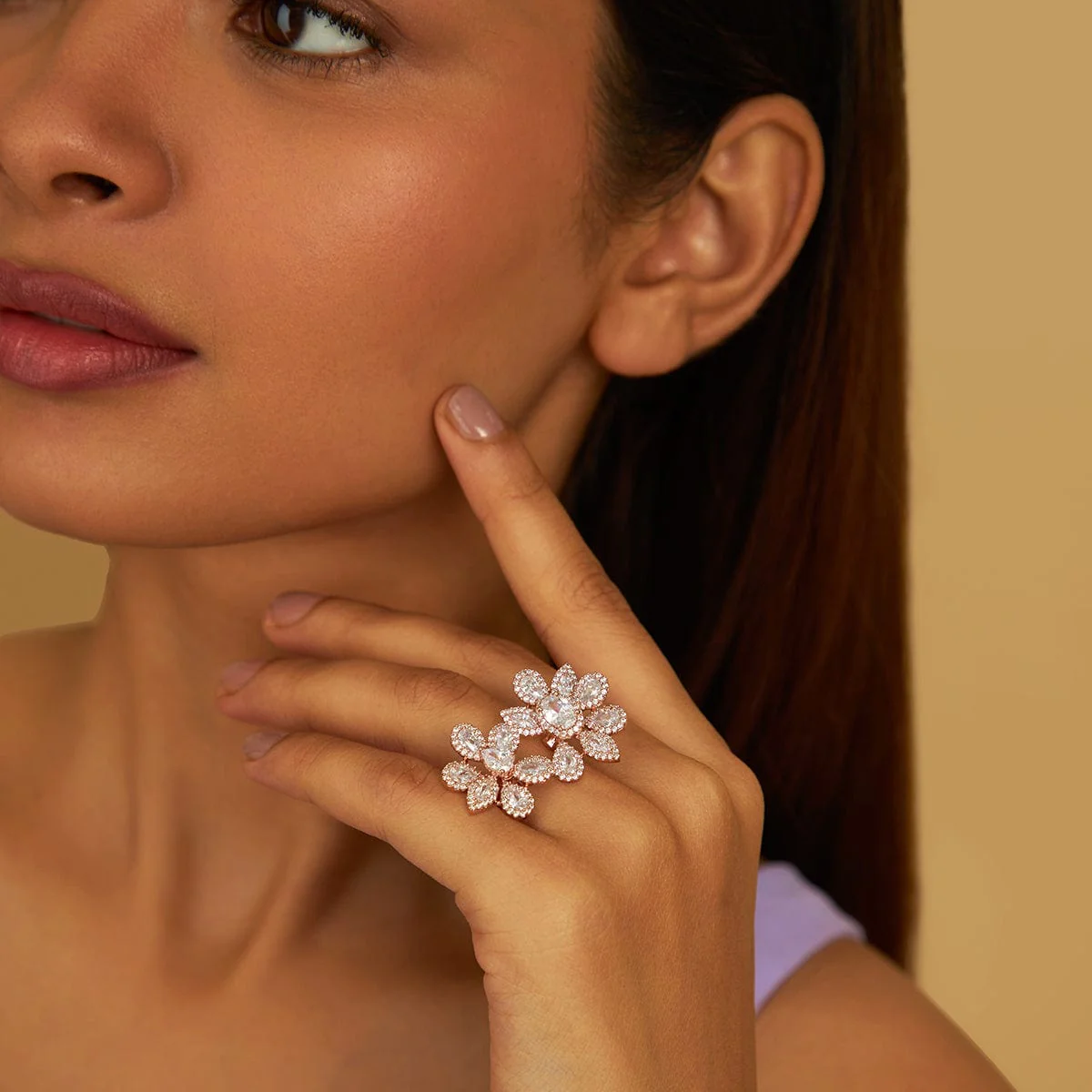 Zircon Finger Ring 170837 - Image 5