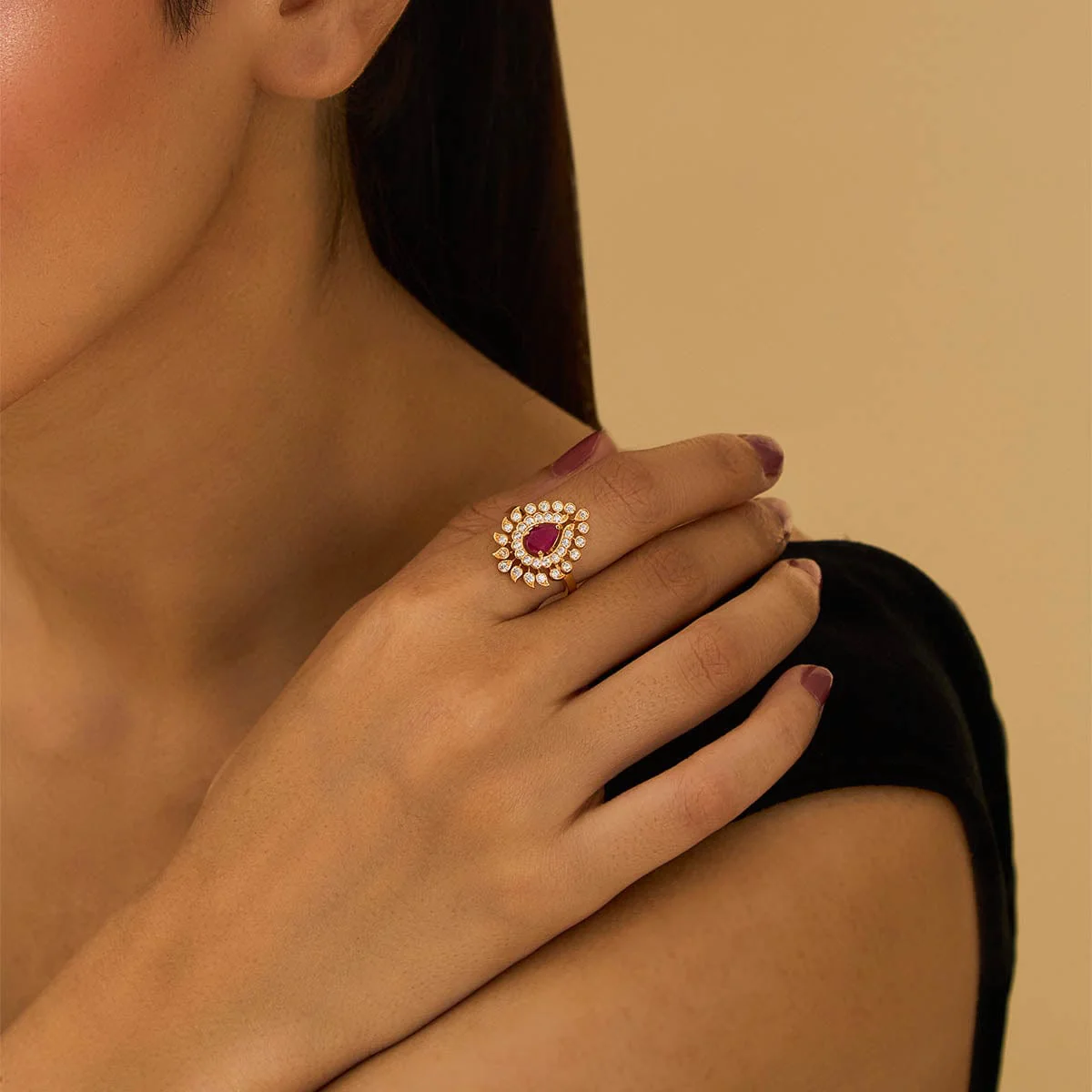 Zircon Finger Ring 173189 - Image 2
